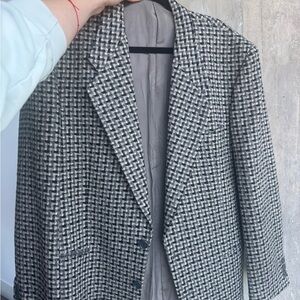 Giorgio ARMANI Black and White Checkered Blazer